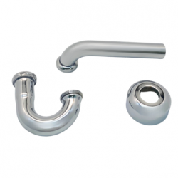 PTB0013 1-1/2" Brass P-Trap Drain